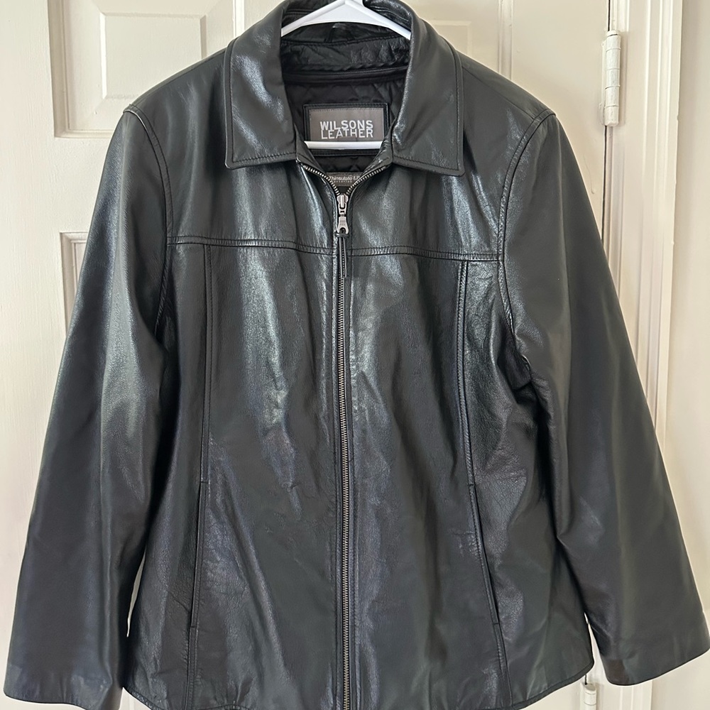 Wilsons Leather Women's Classic Black Jacket